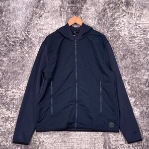 Aether Jacket XXL Mens Morgan Technical Hoodie Blue Full Zip